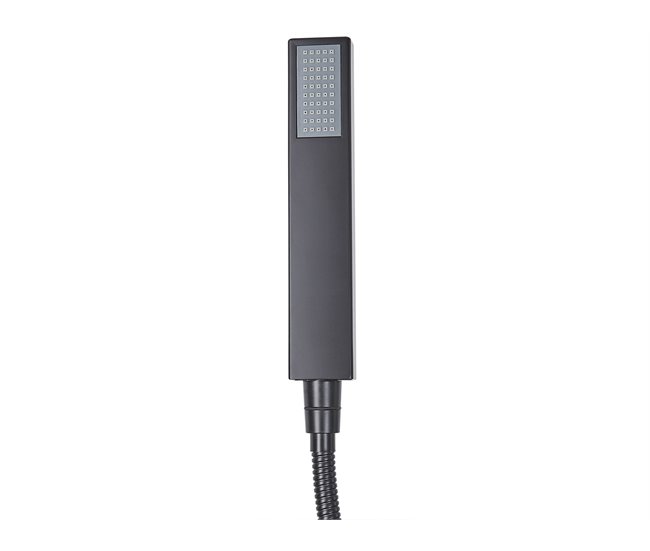 Beliani Grifo para bañera independiente DELLA 15x26 Negro