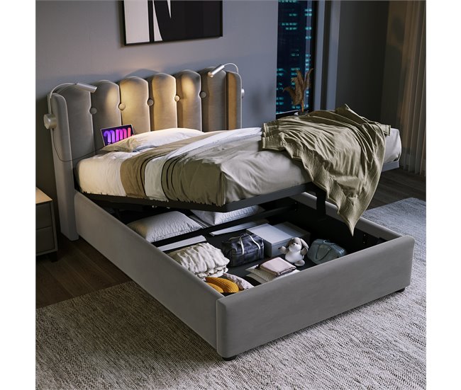 Canapés abatibles Gris