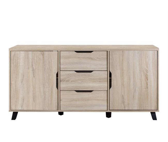 Aparador 2 Puertas y 3 Cajones DN. Muebles Salon o Comedor 160 Blanco