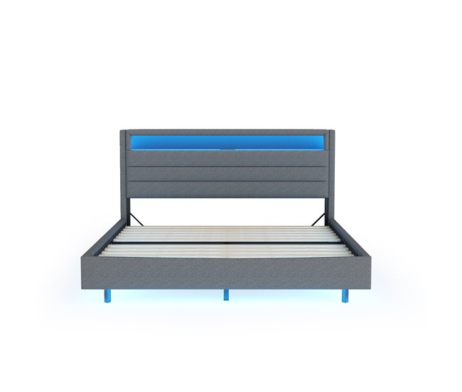 Camas de matrimonio 141x214 Beige