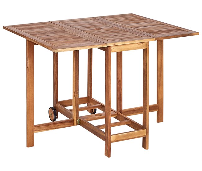 Beliani Conjunto de comedor FRASSINE Madera Clara