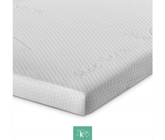 Topper Viscoelástico - Sobrecolchón Viscoelástico - Funda Aloe Vera 