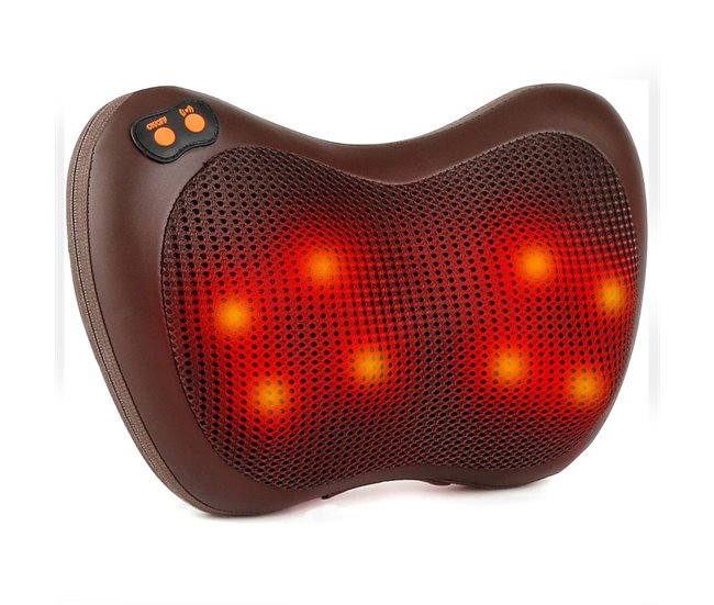 Masajeador Shiatsu con 8 Nodos Marron
