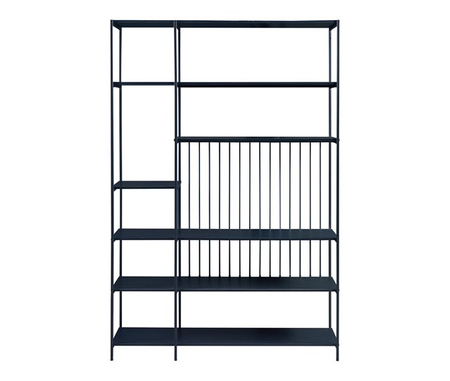 Estantería de pie Rælingen [en.casa] 120 Negro