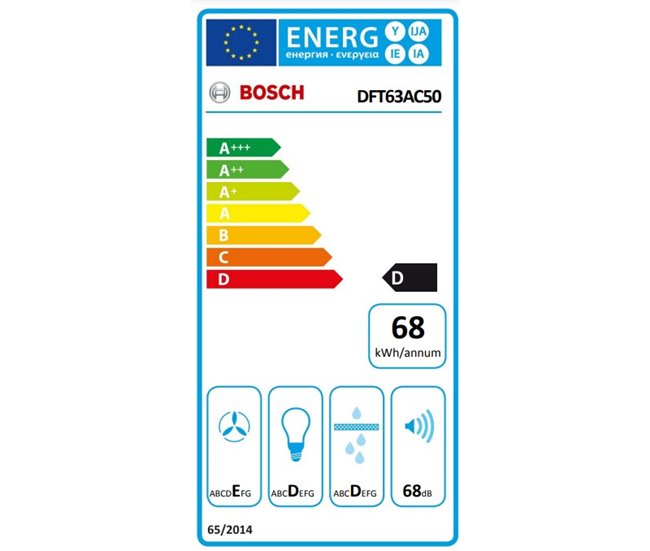 Campana telescópica BOSCH DFT63AC50 Inox
