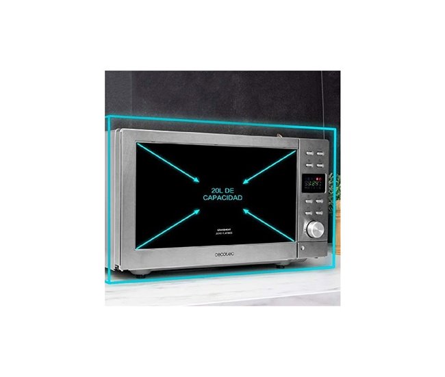 Cecotec Microondas sin plato Microondas Sin Plato Grandheat 2010 Plateado