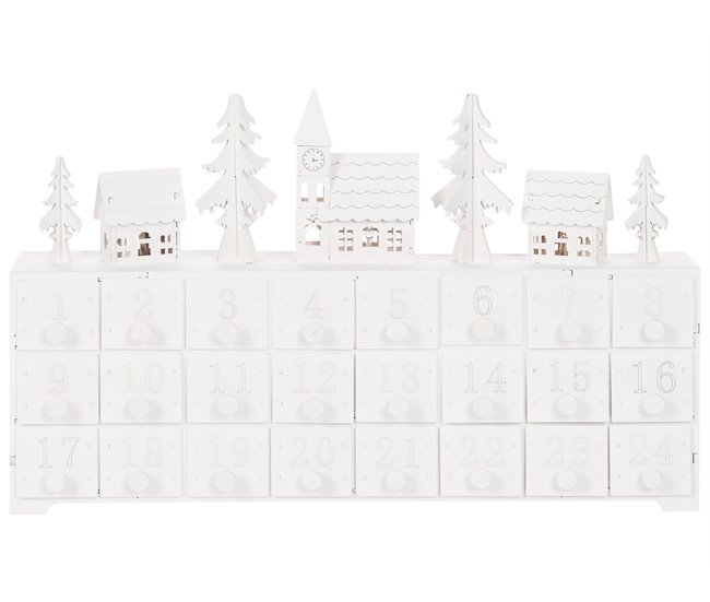 Beliani Figura decorativa MUONIO Blanco