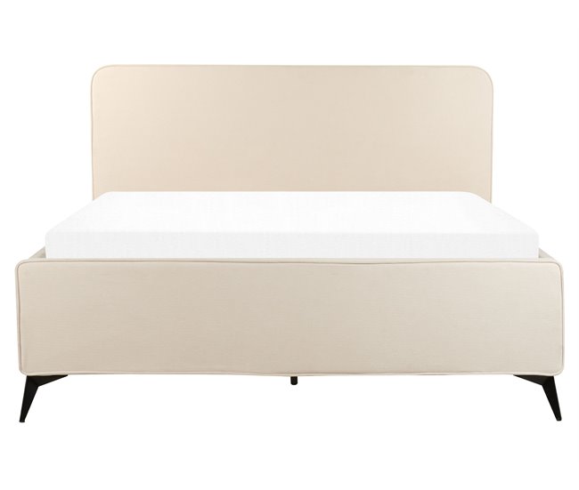 Beliani Cama Pana VALOGNES 172x220 Beige