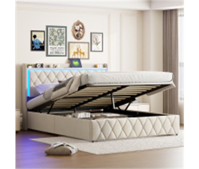 Estructura de cama Beige