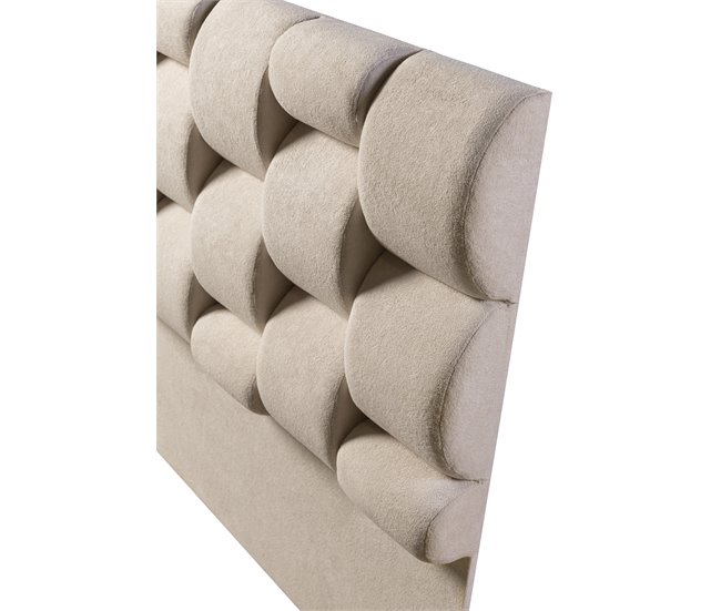 Cabecero DANUBIO 160x115x12cm tela Beige