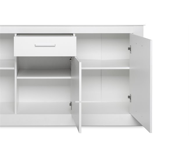 Aparador 3 puertas y 1 cajón ARESE Blanco