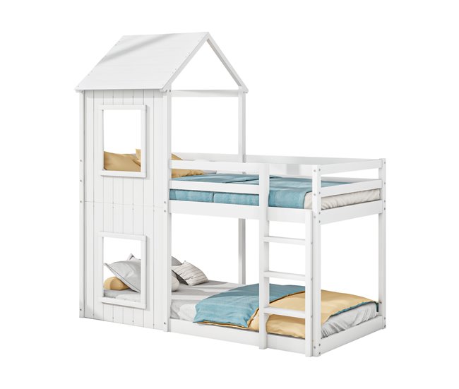 Camas literas 98x204 Blanco