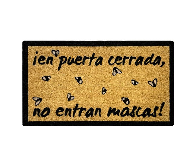 Acomoda Textil – Felpudo de Coco Natural Ecológico Animado. Marron Claro