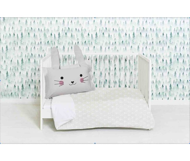 Juego de funda nórdica Infantil Gris Claro