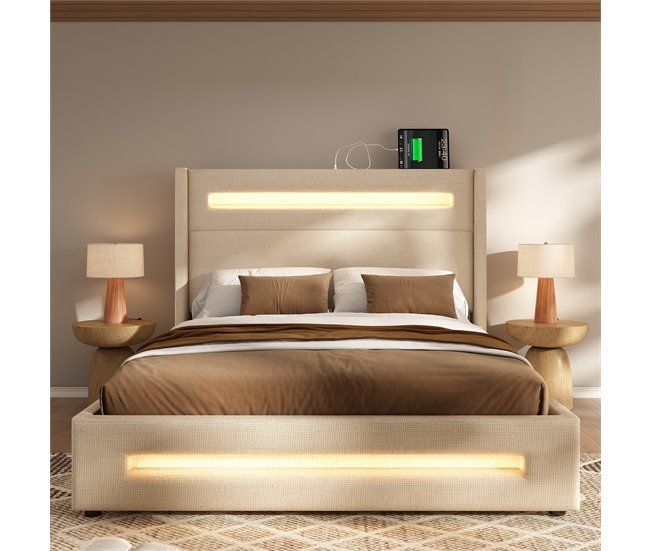 Canapés abatibles Beige