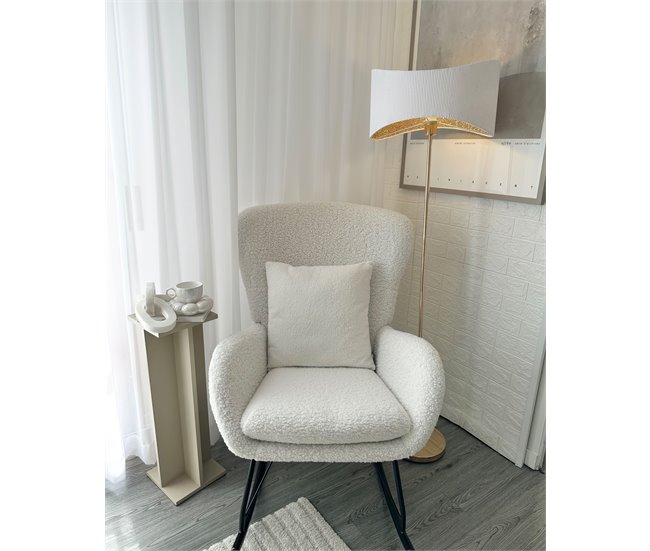 Beliani Figura decorativa MARUSI Blanco