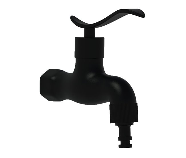 Fuente de jardín roja con Cubo rojo Sined FONTANA TRITONE PRO ROSSA Blanco