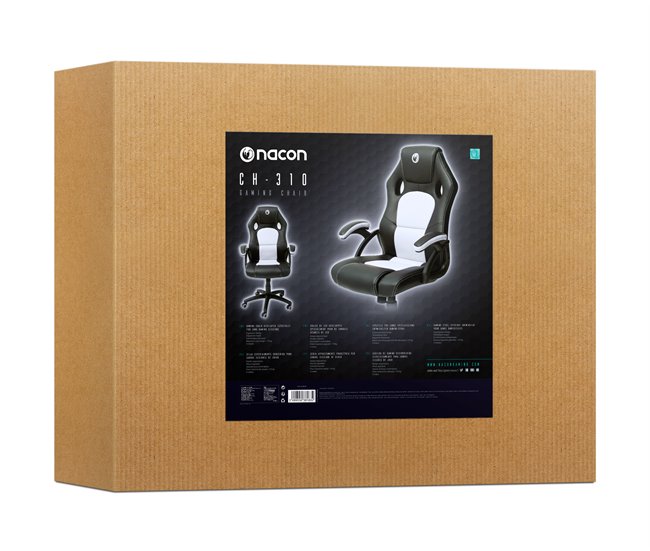 Silla de gaming MILLENNIAL Blanco/ Negro