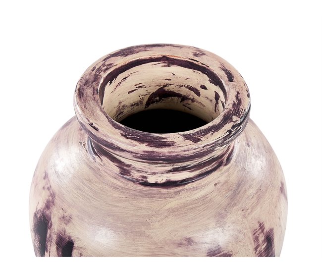 Beliani Jarrón decorativo AMATHUS Lavanda