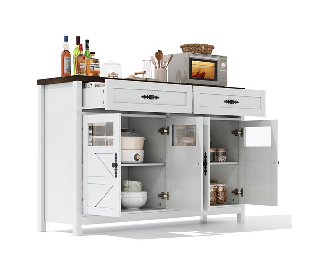 Aparadores Natural/ Blanco