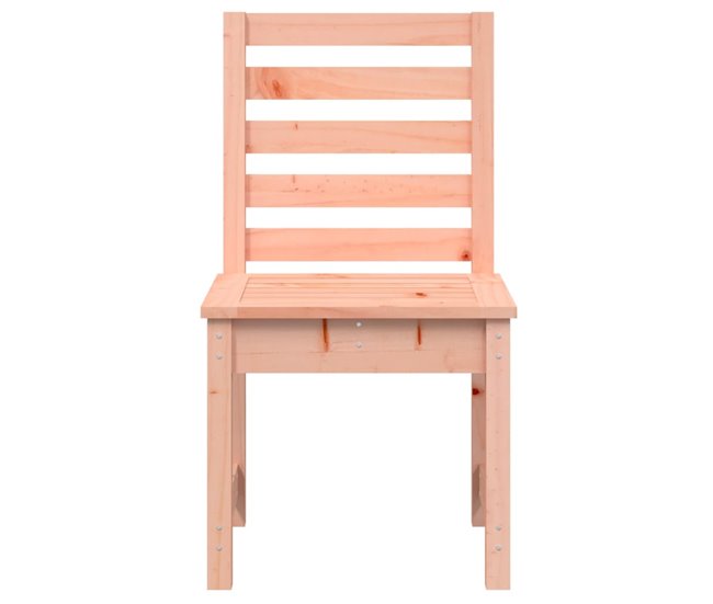 2 Sillas de jardín de madera maciza pino Blanco