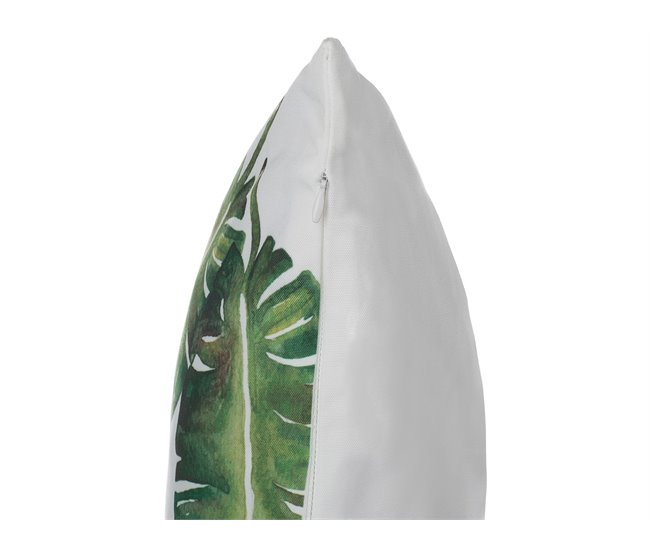 Beliani Cojín decorativo DIANELLA Verde Oscuro