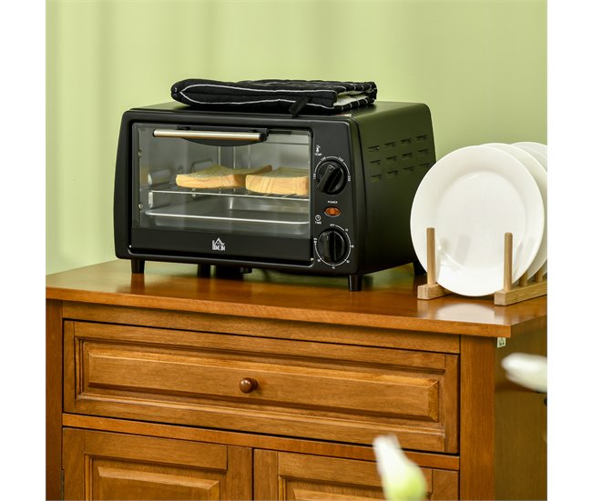 Horno Eléctrico Sobremesa Negro