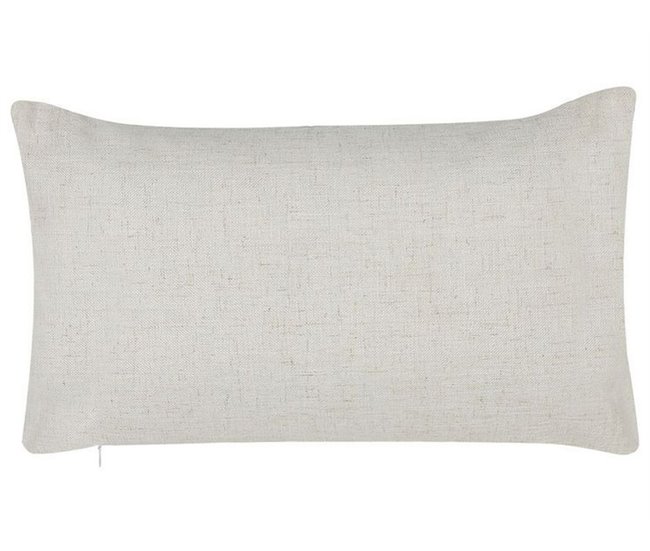 Beliani Cojín decorativo OSTEOSPERMUM Beige