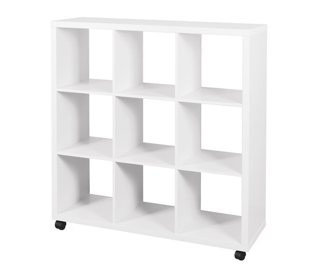 Estantería AGATHA 9 huecos Blanco