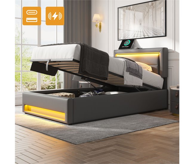 Canapés abatibles Gris