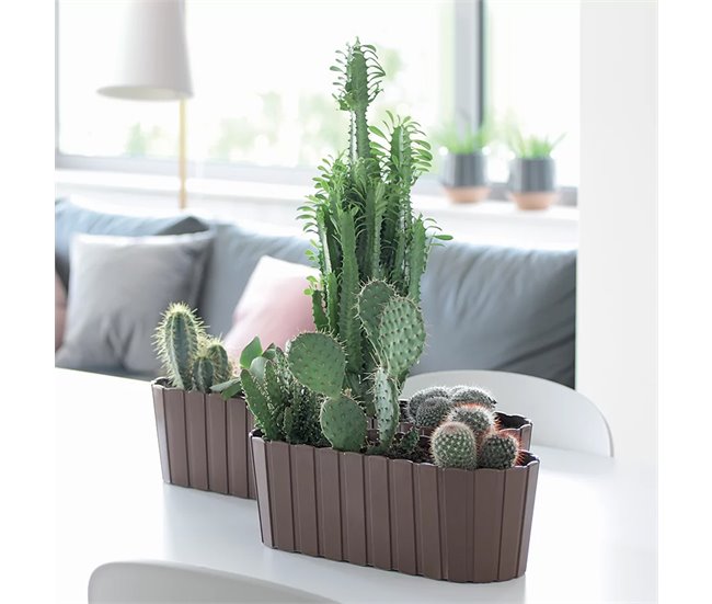 Jardinera para balcón BOARDEE BASIC 7,9L Antracita