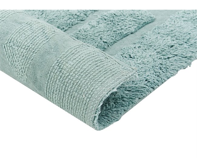 Beliani Alfombra de pelo corto SIRNAK 140x200 Verde