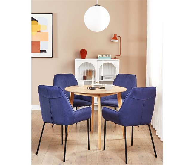 Beliani Lámpara colgante BARROW S Blanco