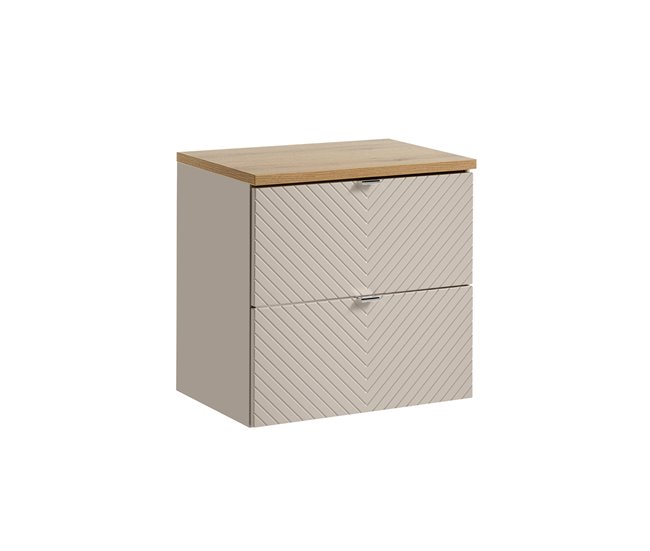 Mueble bajo lavabo encimera Manoa 60 Beige