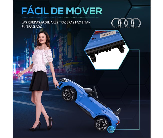Coche Eléctrico Infantil PP, Metal HOMCOM Azul