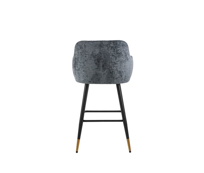 Taburete alto ROYAL fijo 94 cm de alto Azul