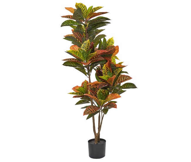 Beliani Planta artificial CODIAEUM Verde