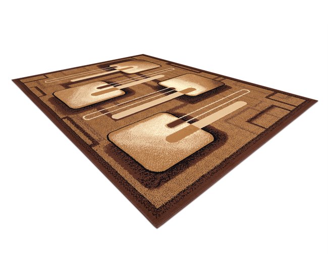 Alfombra BCF Morad MALINA clásico 80x150 Marron