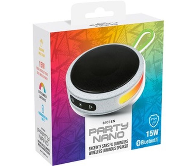Altavoz Bluetooth Portátil PARTYBTIPNANOWHG Gris