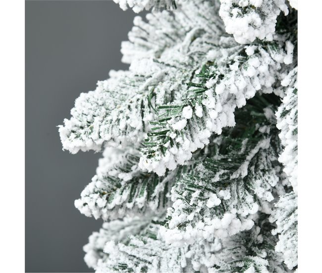 Árbol de Navidad Plástico, Acero HOMCOM, hogar - decoración Verde