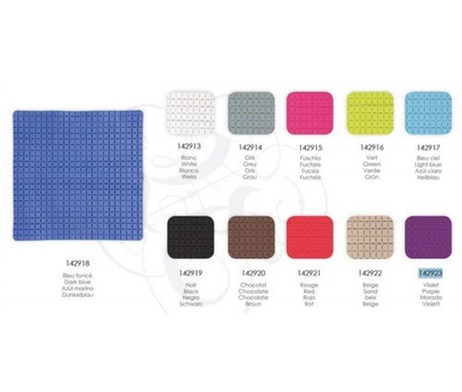 Alfombra De Baño Quadro Premium 54x54 Morado