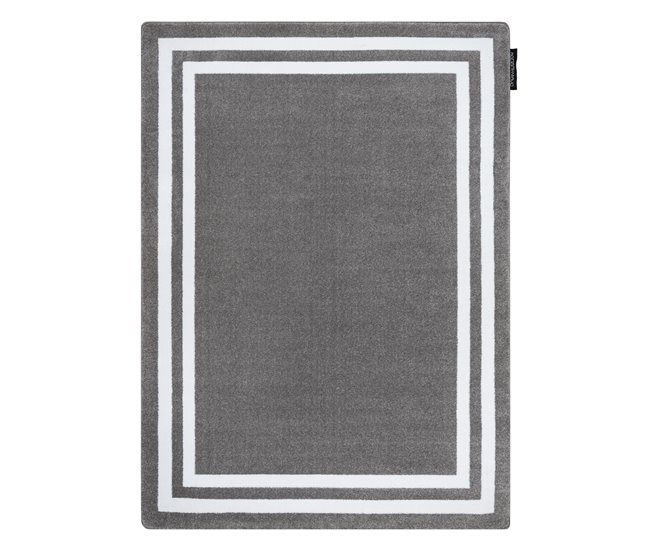 Alfombra HAMPTON cuadro 160x220 Gris