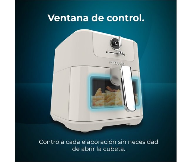 Cecotec Freidora sin aceite Freidora de aire Cecofry Antique 5000 Beige