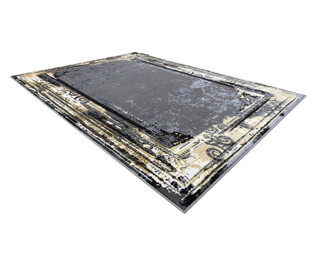 Alfombra DE LUXE moderna 628 Ornamento vintage - Structural 160x220 Gris