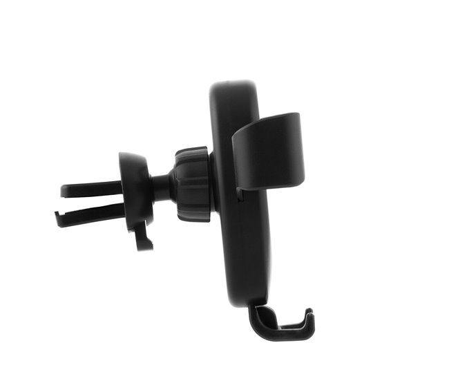 Soporte de Móvil con Cargador Inalámbrico para Coches Negro