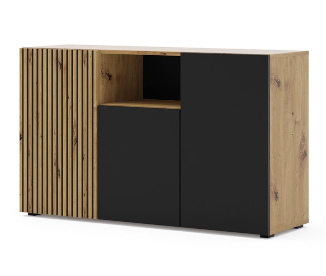 APARADOR AURIS 135 Negro/ Madera