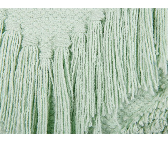 Beliani Cojín decorativo BACOPA Verde