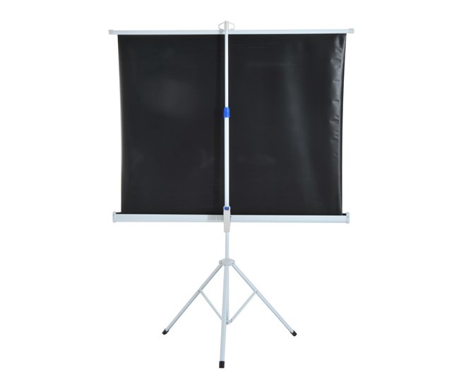 Pantalla de Proyector plástico, metal HOMCOM Blanco