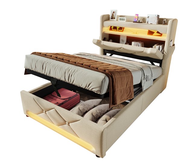 Canapés abatibles Beige