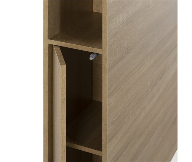 Cabecero de cama Zeus 2 puertas 9 huecos 165 Roble